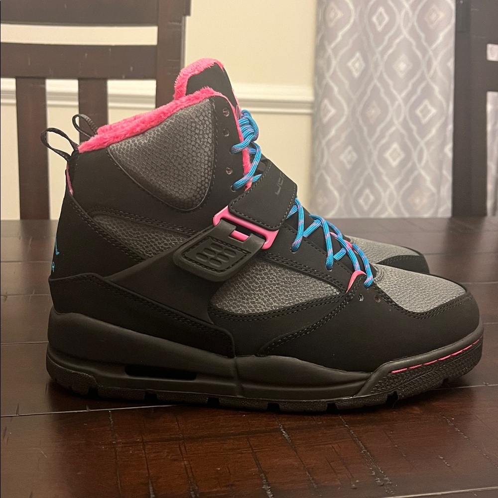 Nike Air Jordan Flight 45 TRK Trek Shoes Sneakers Boots 467956 008 Girls Youth 6 - Picture 3 of 16